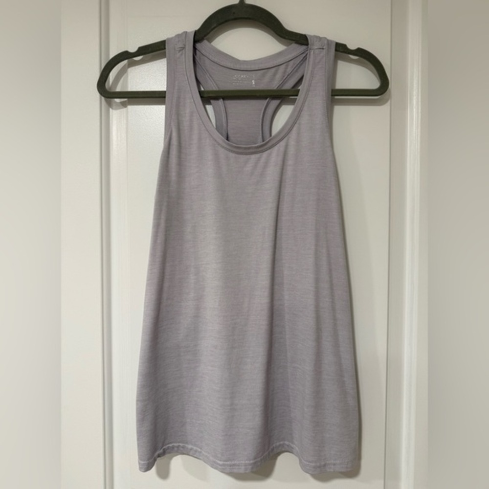 Jockey Women's Light Purple Gray Tank Top Size- S